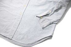 画像3: 90-00s Used Ralph Lauren Stripe B/D Shirt "Classic Fit" (3)