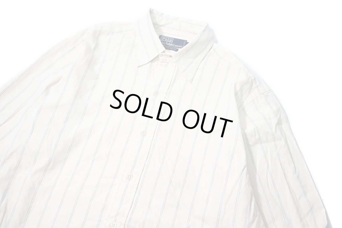 画像2: 90-00s Used Polo Ralph Lauren Stripe Shirt (2)