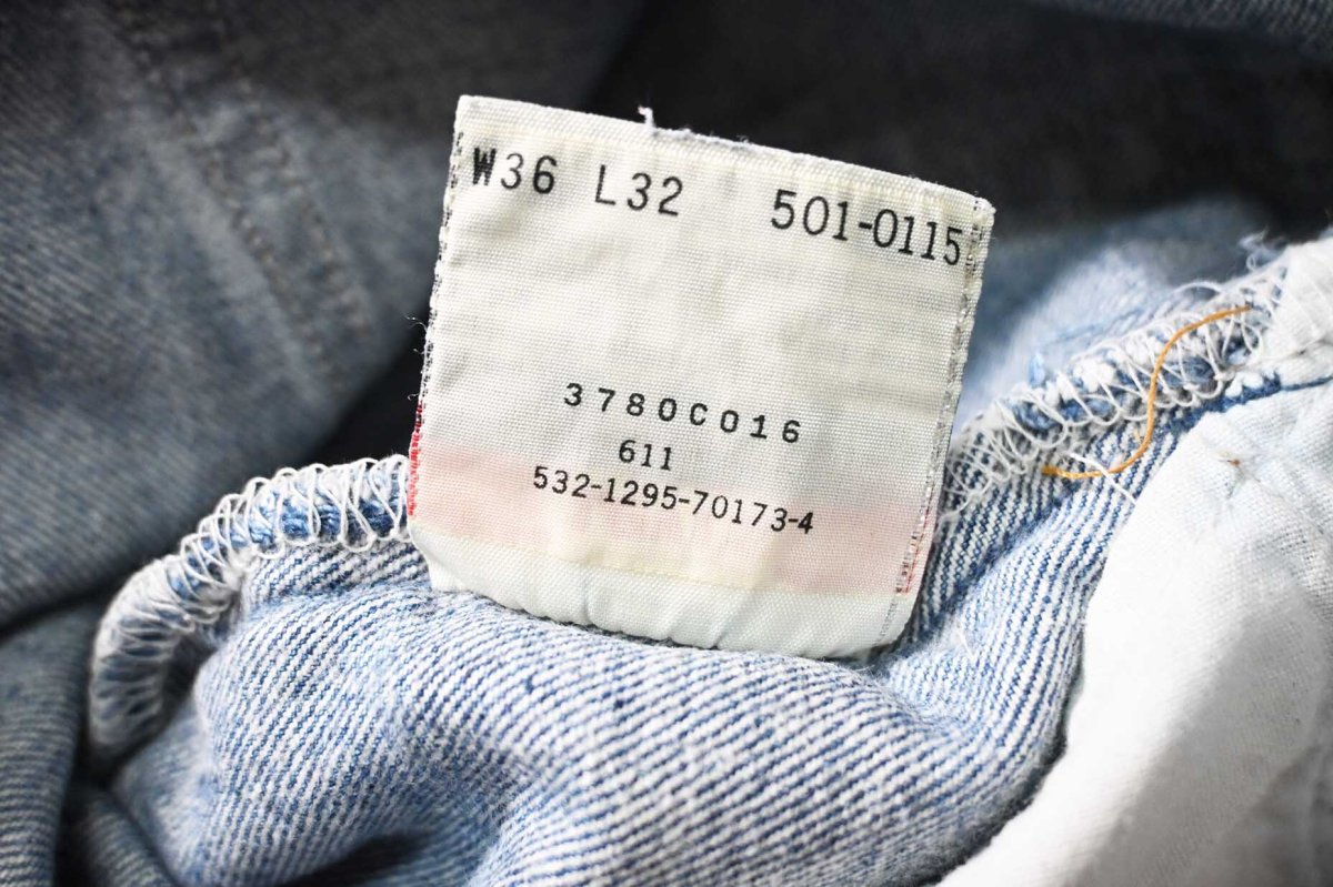 画像9: 95' Used Levi's 501 Denim Pants made in USA リーバイス (9)