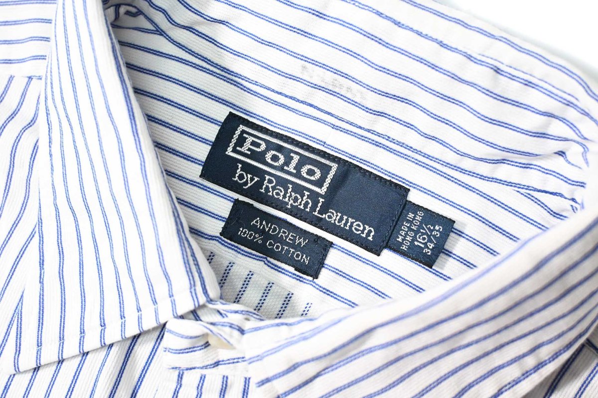 画像4: 90-00s Used Polo Ralph Lauren Stripe Shirt "Andrew" (4)