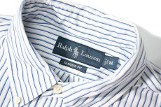 画像4: 90-00s Used Ralph Lauren Stripe B/D Shirt "Classic Fit" (4)