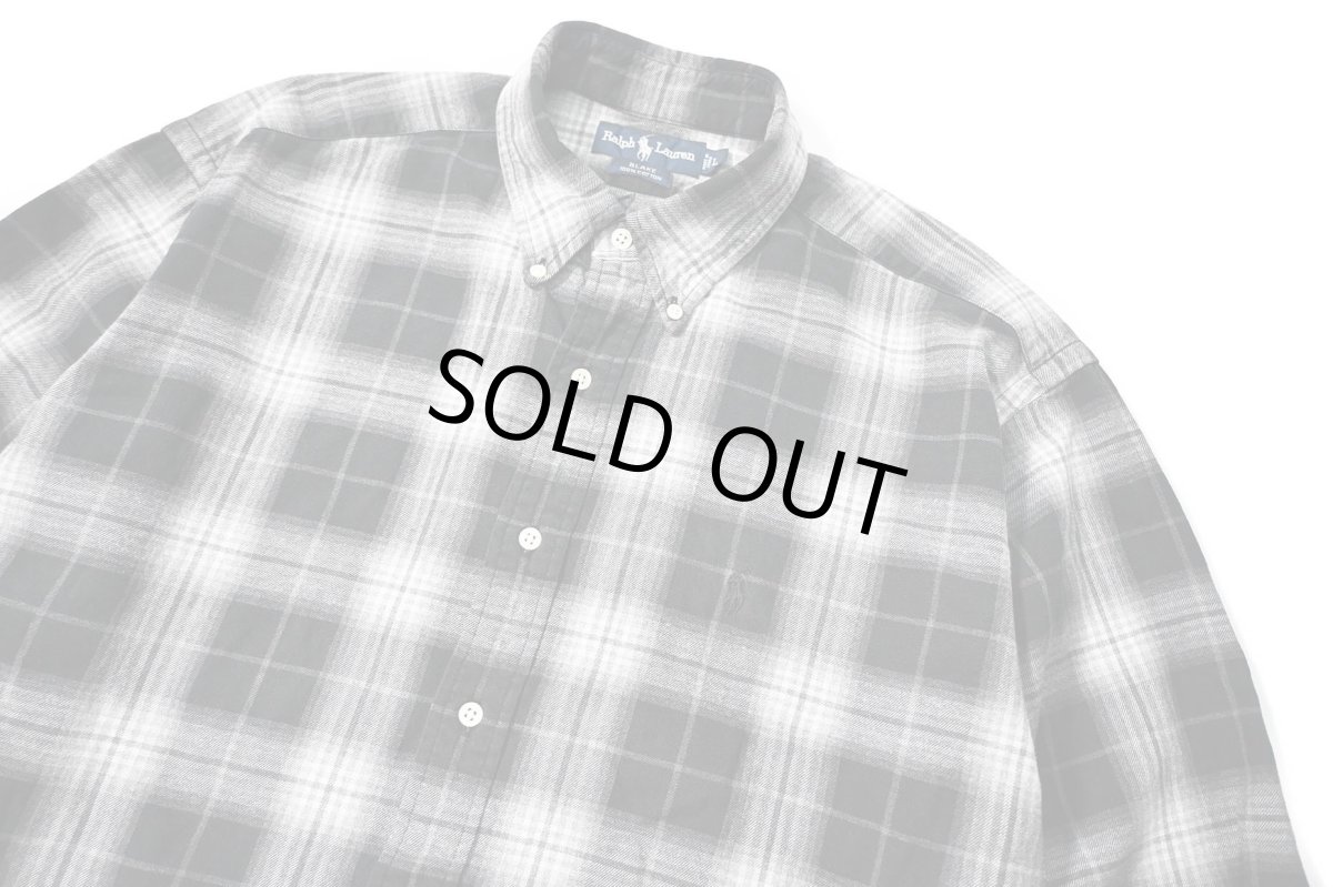 画像2: 90-00s Used Ralph Lauren Plaid B/D Shirt "Blake" (2)