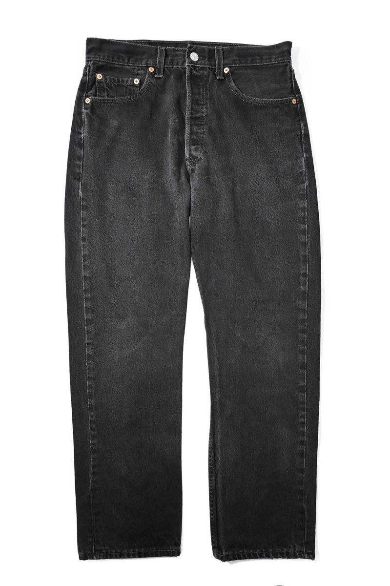 画像1: 00' Used Levi's 501 Denim Pants Black made in USA リーバイス (1)