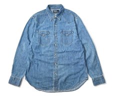 画像1: 90-00s Used Polo Ralph Lauren Denim Shirt "Classic Western" (1)