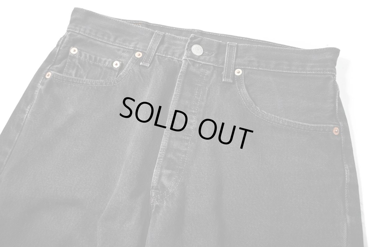 画像2: 00' Used Levi's 501 Denim Pants Black made in USA リーバイス (2)