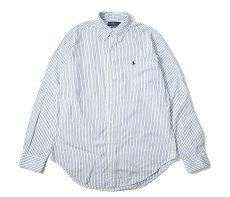 画像1: 90-00s Used Ralph Lauren Stripe B/D Shirt "Classic Fit" (1)