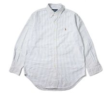 画像1: 90-00s Used Ralph Lauren Stripe B/D Shirt "Classic Fit" (1)