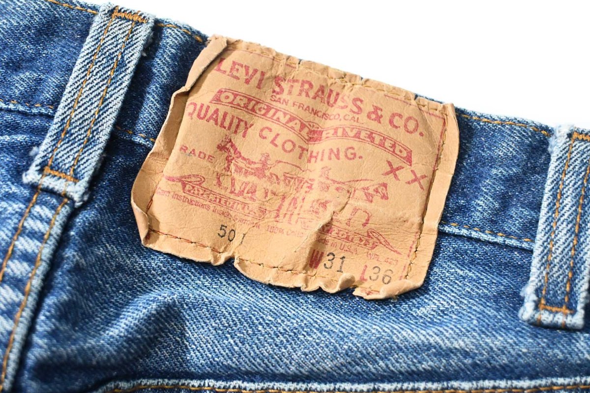 画像5: 80s Used Levi's 501 Denim Pants made in USA リーバイス (5)