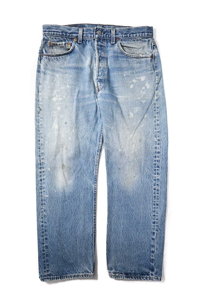 画像1: 80s Used Levi's 501 Denim Pants made in USA リーバイス (1)