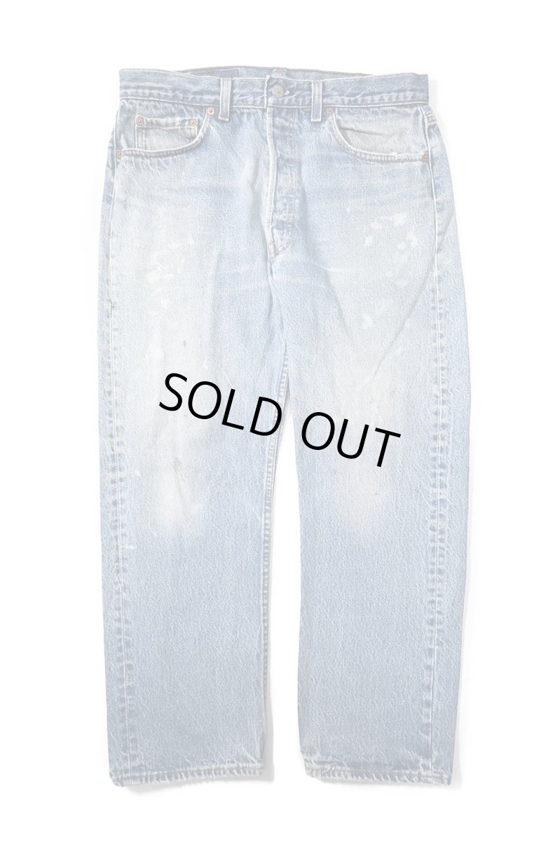 画像1: 80s Used Levi's 501 Denim Pants made in USA リーバイス (1)