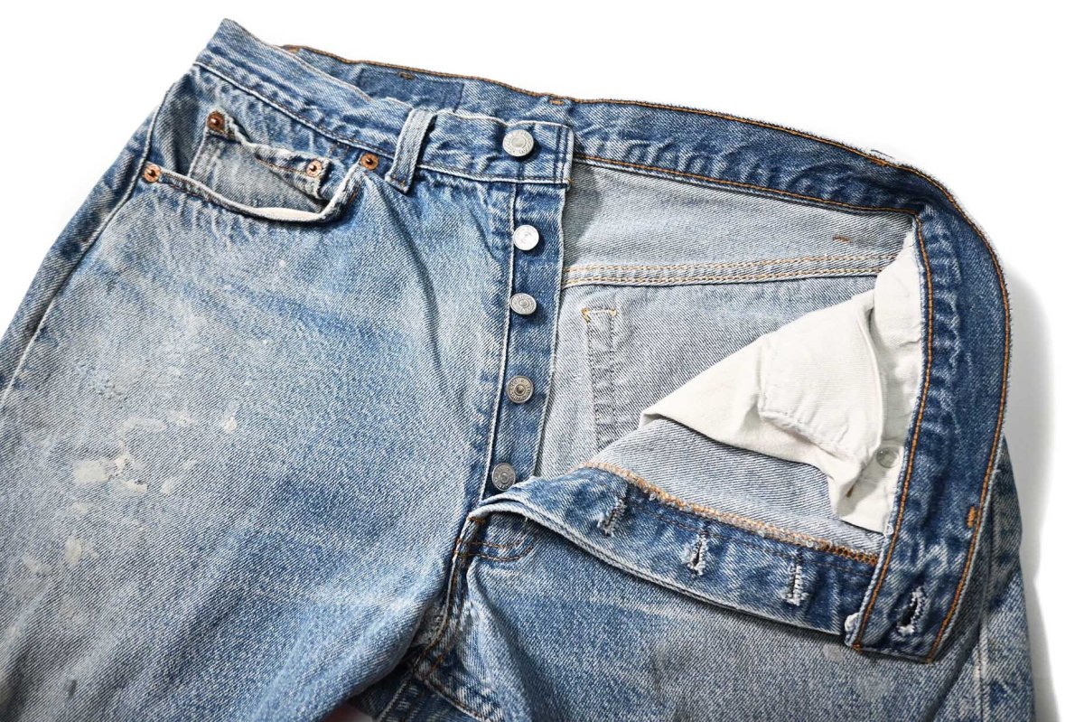 画像6: 80s Used Levi's 501 Denim Pants made in USA リーバイス (6)