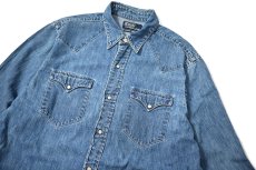 画像2: 90-00s Used Polo Ralph Lauren Denim Shirt "Classic Western" (2)