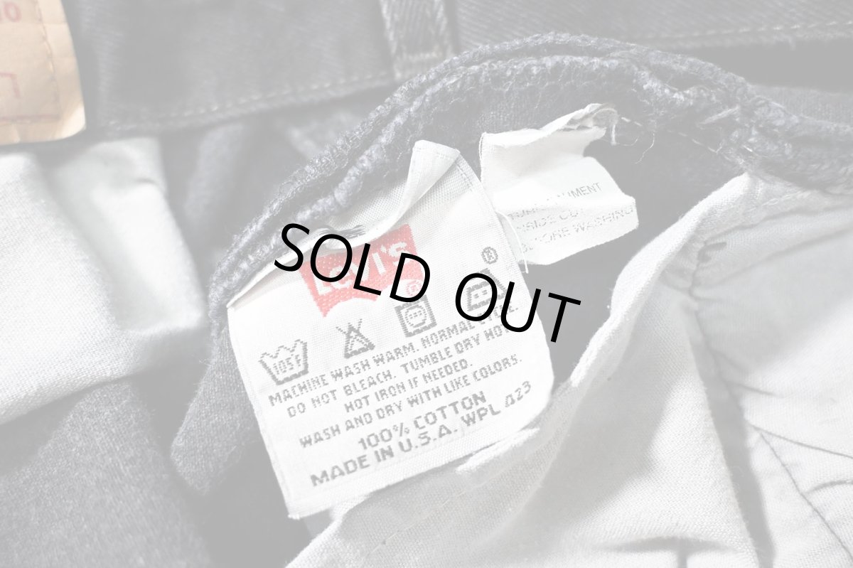画像7: 00' Used Levi's 501 Denim Pants Black made in USA リーバイス (7)