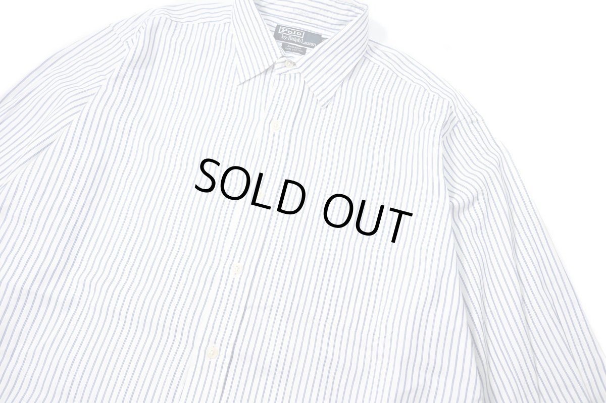 画像2: 90-00s Used Polo Ralph Lauren Stripe Shirt "Andrew" (2)