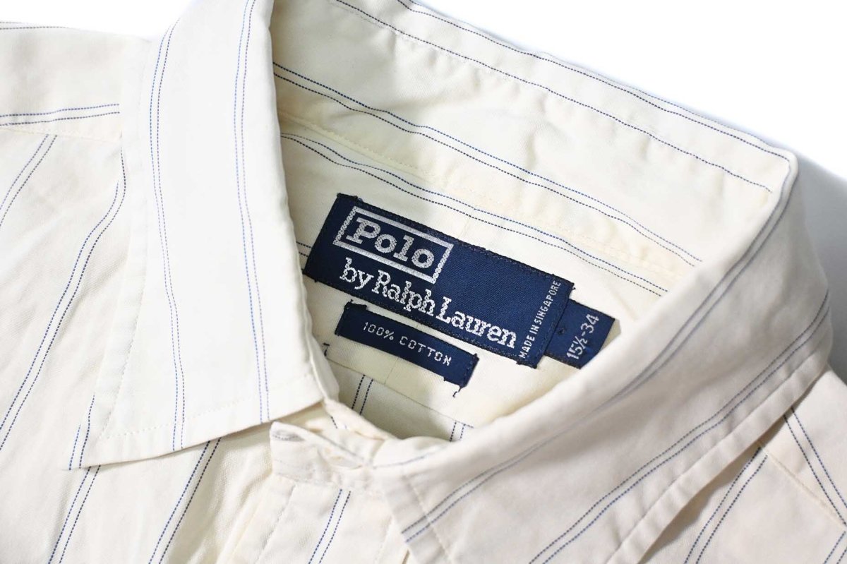 画像4: 90-00s Used Polo Ralph Lauren Stripe Shirt (4)