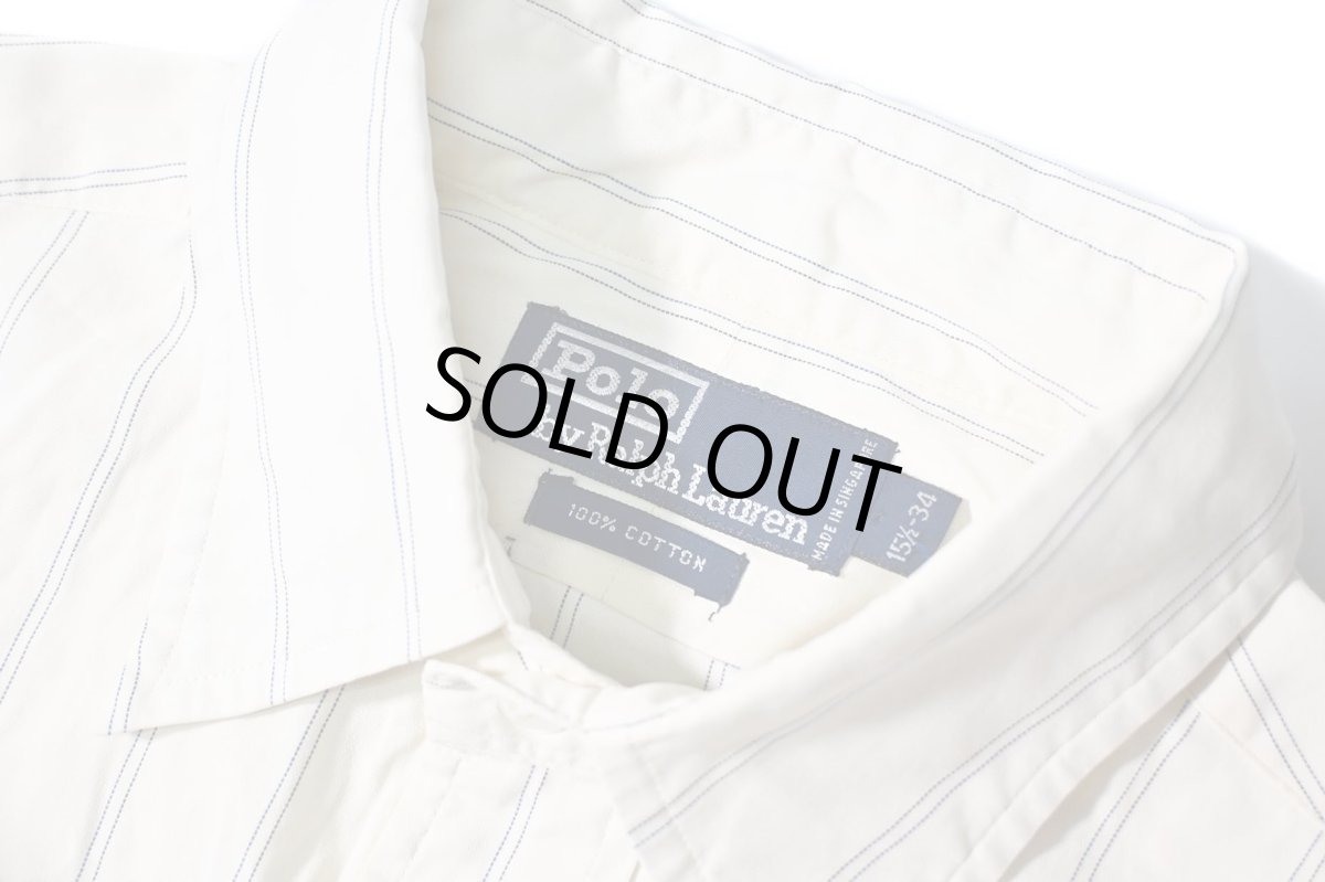 画像4: 90-00s Used Polo Ralph Lauren Stripe Shirt (4)