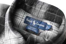 画像4: 90-00s Used Ralph Lauren Plaid B/D Shirt "Blake" (4)