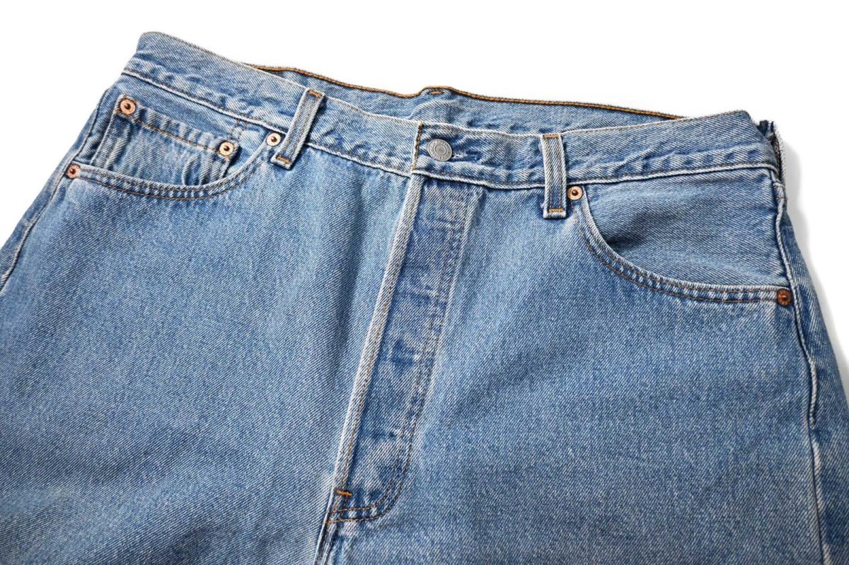 画像2: 95' Used Levi's 501 Denim Pants made in USA リーバイス (2)