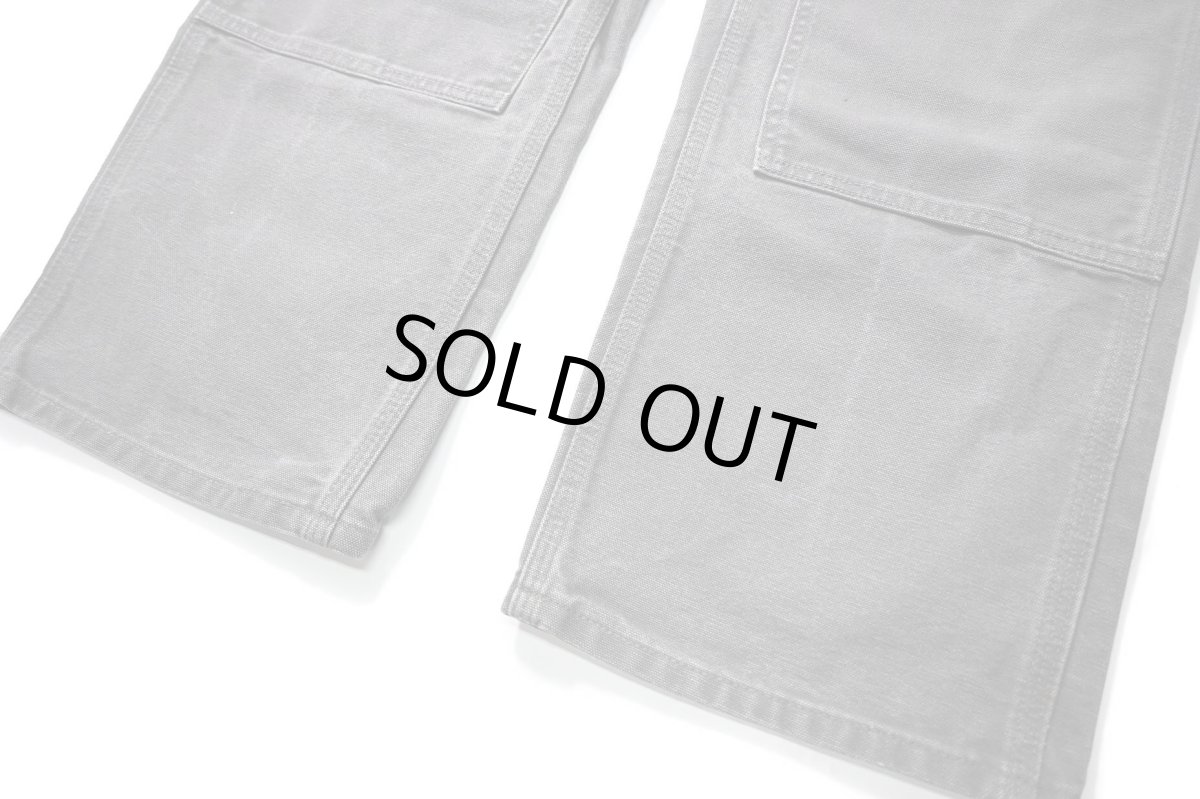 画像3: 16' Used Carhartt Duck Double Knee Carpenter Pants Gravel made in USA カーハート (3)
