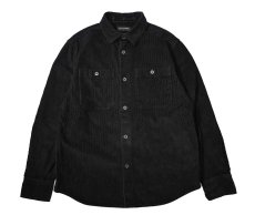 画像1: Used Banana Republic Corduroy Shirt Black (1)
