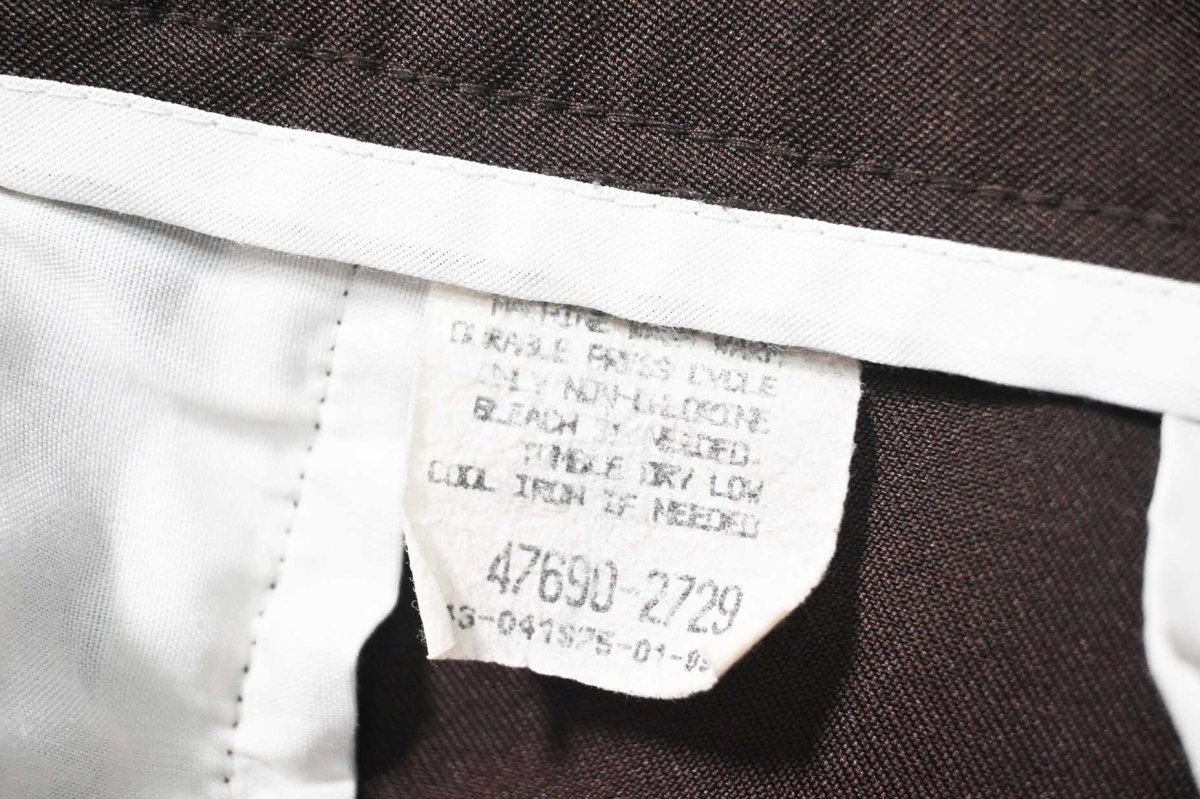 画像7: 80-90s Used Levi's Action Slacks Brown (7)
