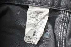 画像7: 16' Used Carhartt Duck Double Knee Carpenter Pants Gravel made in USA カーハート (7)