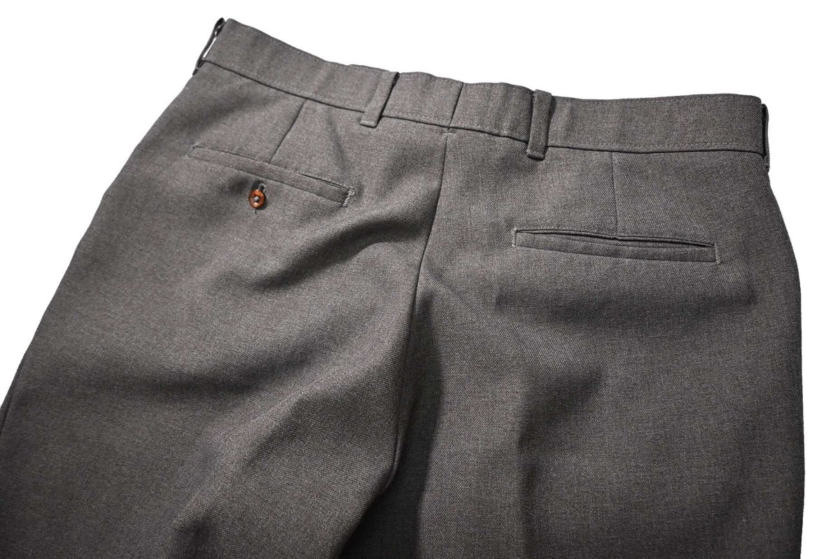 画像4: 80s Used Levi's Action Slacks Brown Grey made in USA (4)