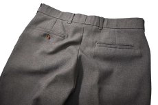画像4: 80s Used Levi's Action Slacks Brown Grey made in USA (4)