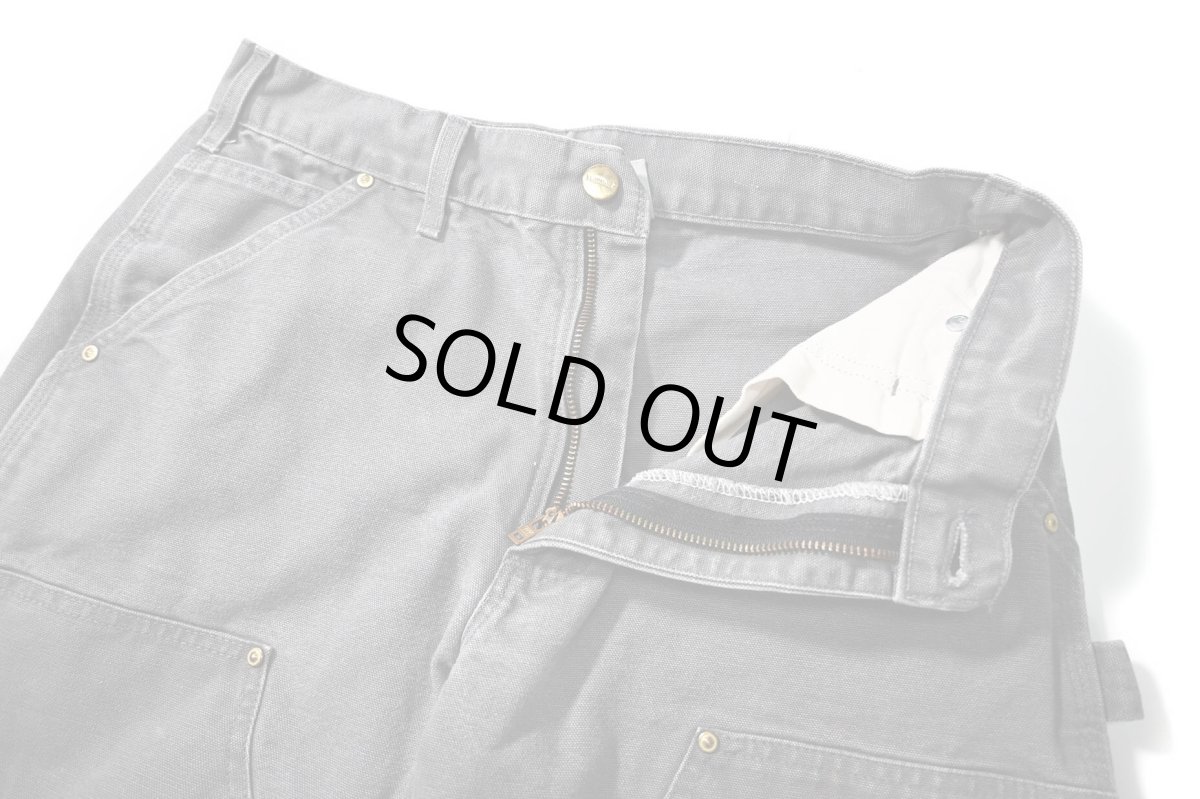 画像5: 16' Used Carhartt Duck Double Knee Carpenter Pants Gravel made in USA カーハート (5)