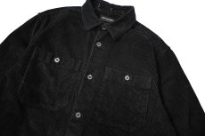 画像2: Used Banana Republic Corduroy Shirt Black (2)
