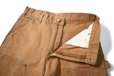 画像5: 06' Used Carhartt Duck Double Knee Carpenter Pants Brown made in USA カーハート (5)