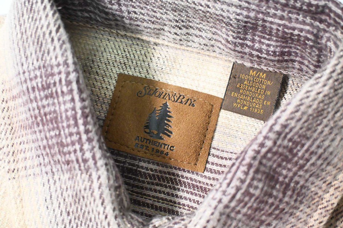 画像4: 90-00s Deadstock St John's Bay Heavy Flannel Shirt (4)