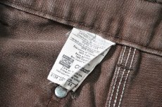 画像7: 00s Used Carhartt Duck Double Knee Carpenter Pants Chestnut made in USA カーハート (7)