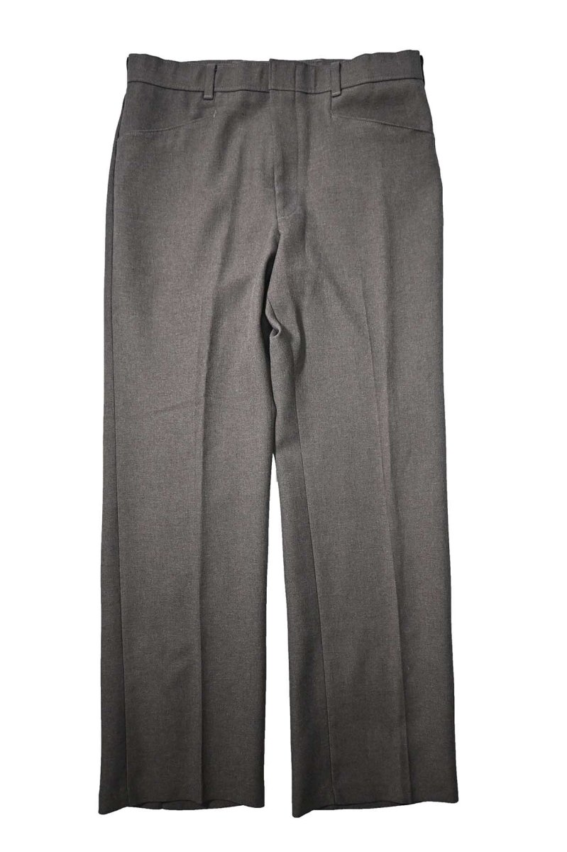 画像1: 80s Used Levi's Action Slacks Brown Grey made in USA (1)