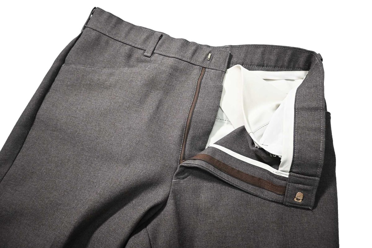 画像5: 80s Used Levi's Action Slacks Brown Grey made in USA (5)