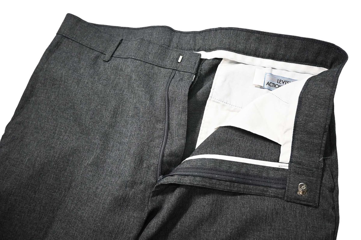 画像5: 80-90s Used Levi's Action Slacks Charcoal (5)