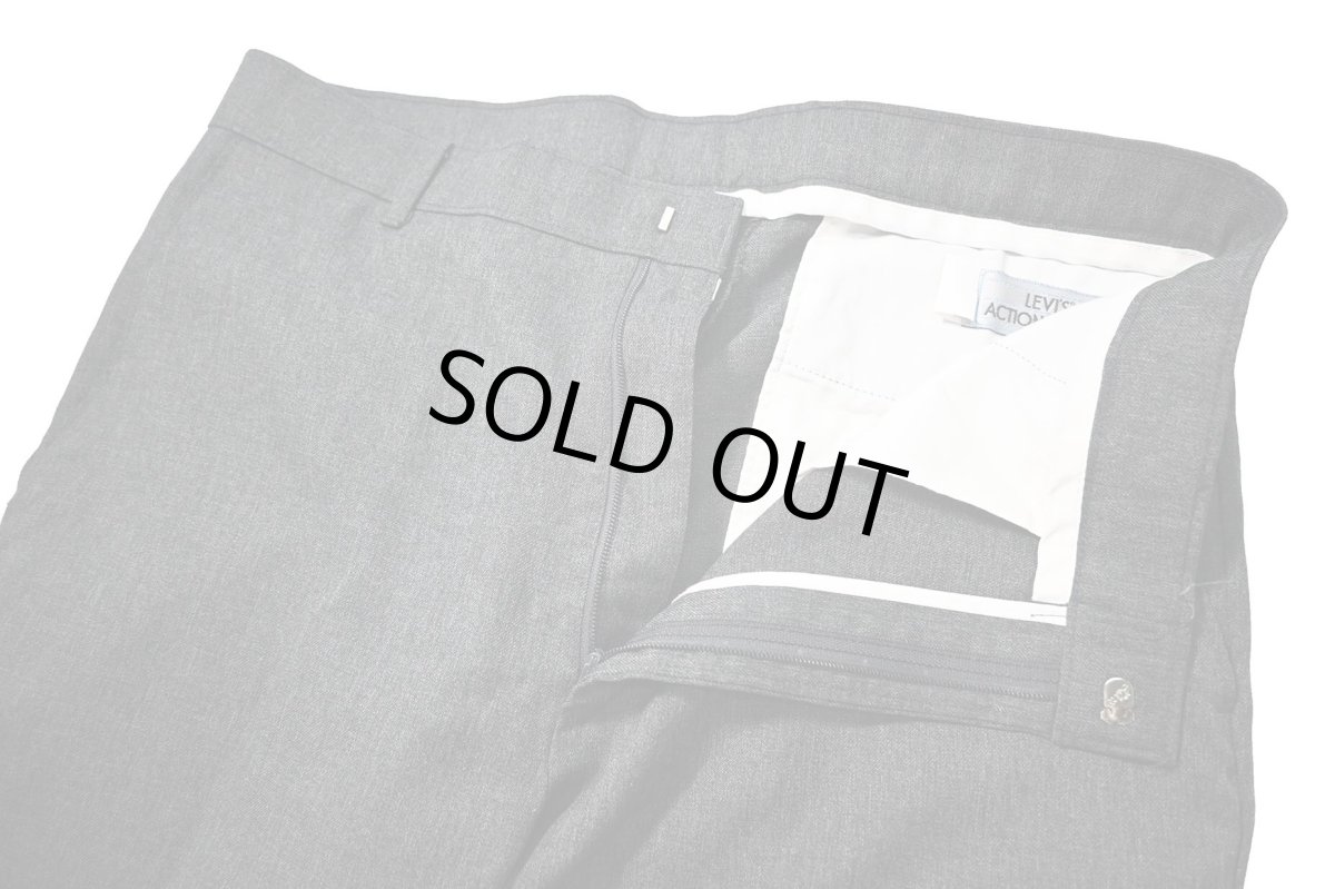 画像5: 80-90s Used Levi's Action Slacks Charcoal (5)