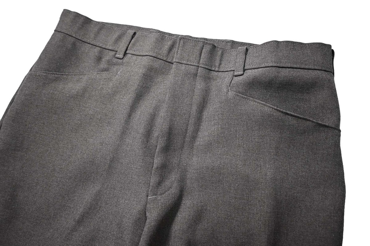 画像2: 80s Used Levi's Action Slacks Brown Grey made in USA (2)