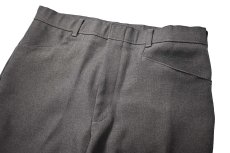 画像2: 80s Used Levi's Action Slacks Brown Grey made in USA (2)