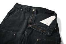 画像6: 00s Used Carhartt Duck Double Knee Carpenter Pants Black カーハート (6)