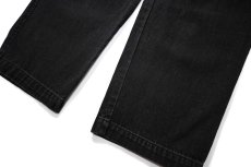 画像3: 00s Used Dockers Denim Pleated Trouser Black (3)