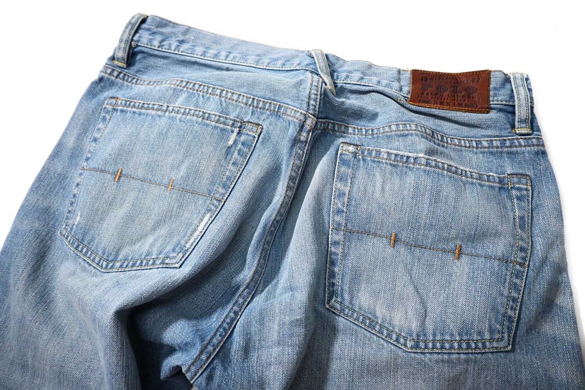 画像4: Used Polo Ralph Lauren Denim Pants Vintage 67 ラルフローレン (4)