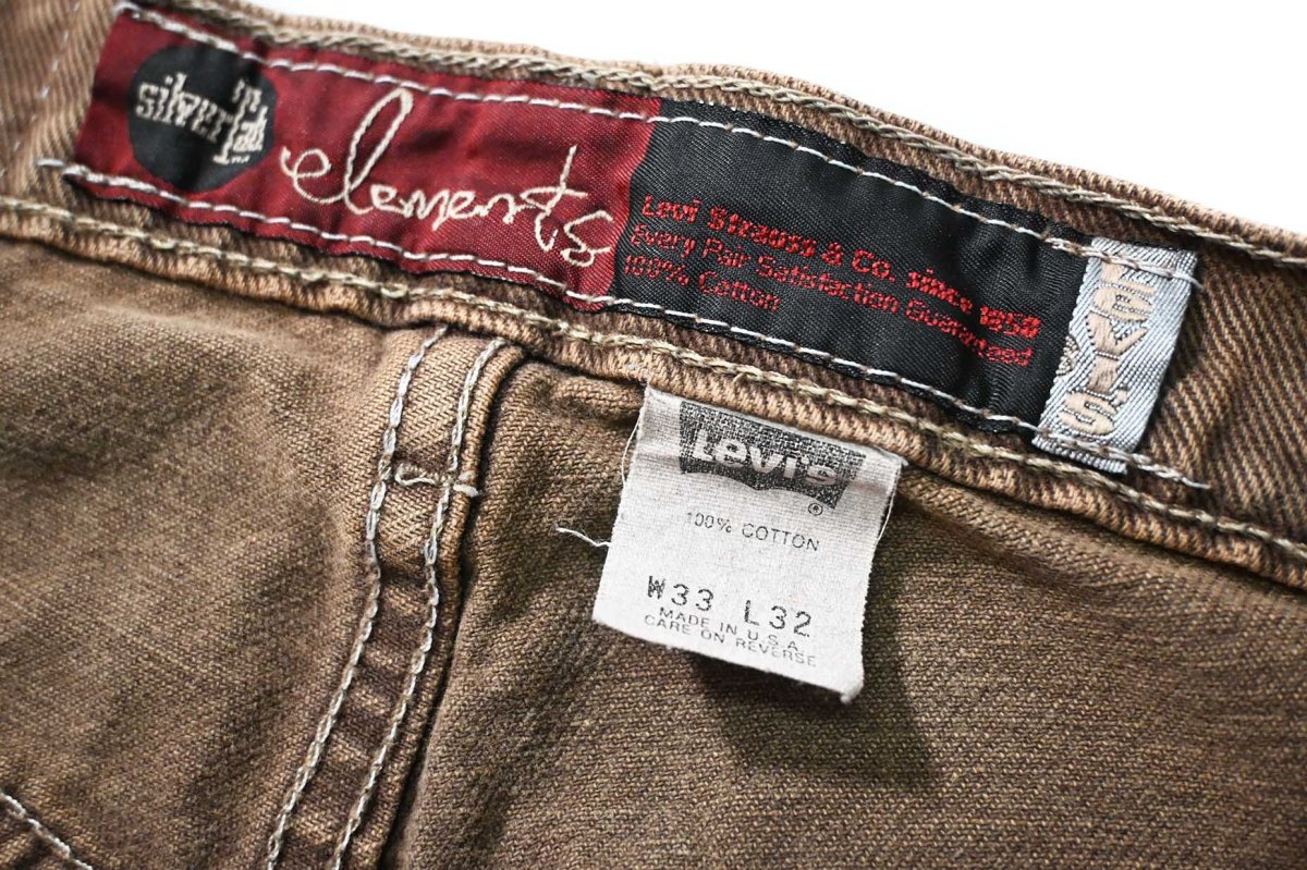 画像6: 94' Used Levi's Silver Tab Elements Denim Pants made in USA (6)