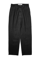 画像1: 00s Used Dockers Denim Pleated Trouser Black (1)