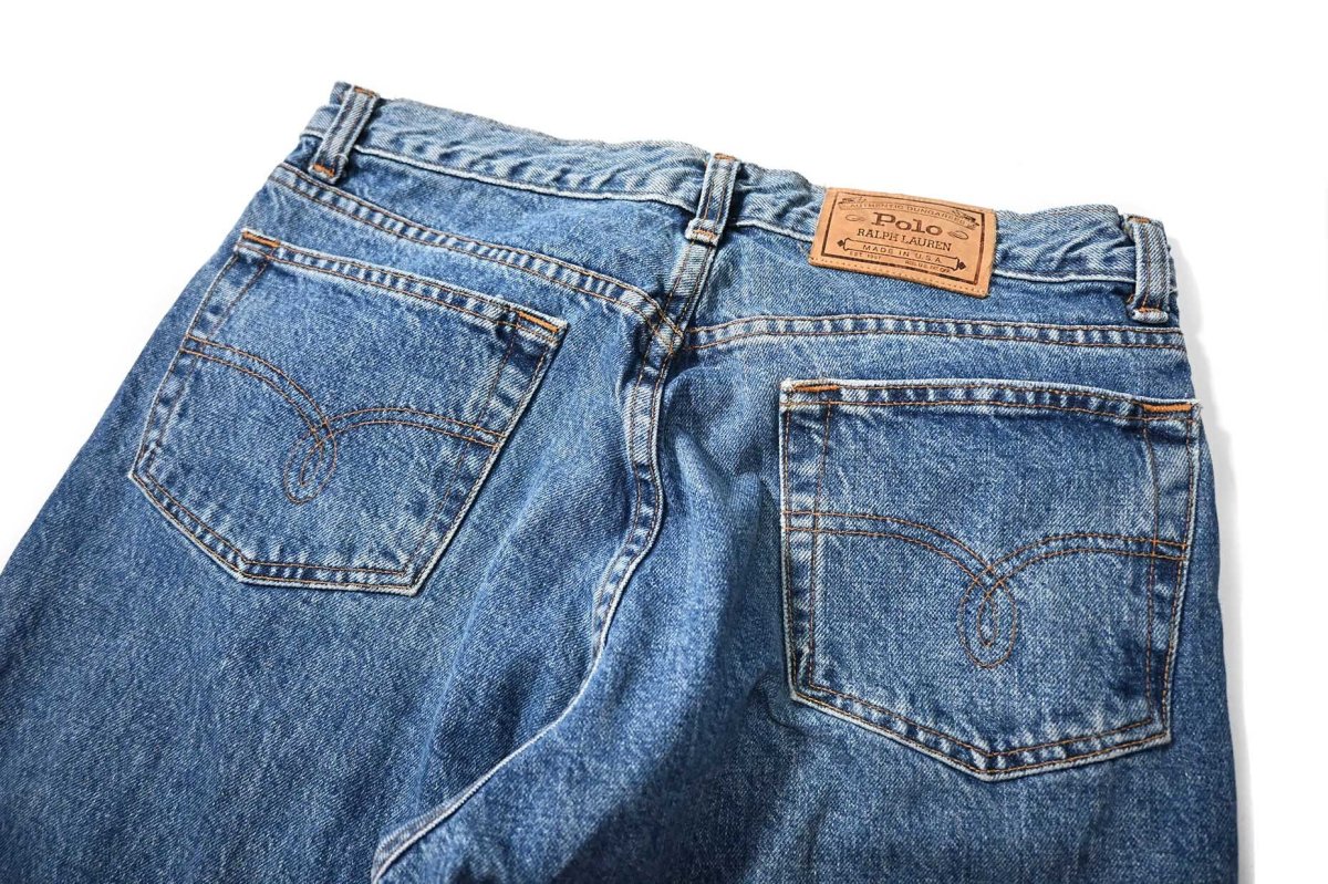 画像4: Used Polo Ralph Lauren Denim Pants made in USA ラルフローレン (4)
