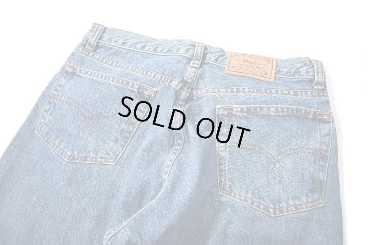 画像4: Used Polo Ralph Lauren Denim Pants made in USA ラルフローレン (4)