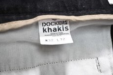 画像7: 00s Used Dockers Denim Pleated Trouser Black (7)