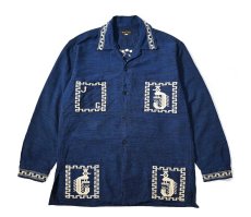画像1: 80-90s Used Mayan Modern Guatemala Shirt (1)