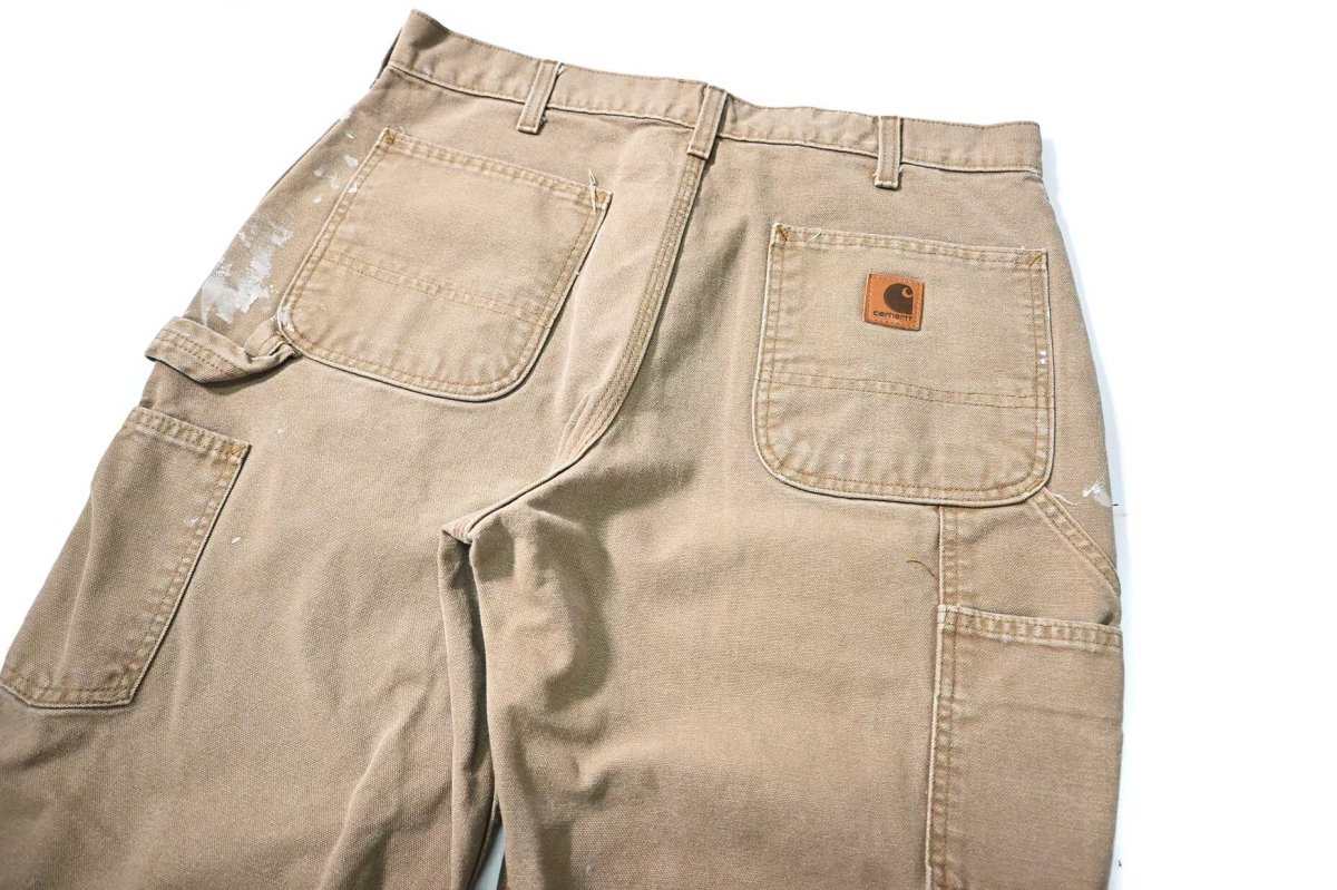 画像4: 15' Used Carhartt Duck Carpenter Pants Canyon Brown カーハート (4)