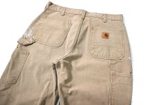 画像4: 15' Used Carhartt Duck Carpenter Pants Canyon Brown カーハート (4)